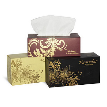 Салфетки-выдергушки бумажные 250шт двухслойные Kaineko Premium