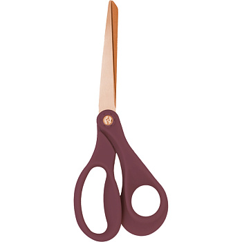 Ножницы 17,5см пластиковые ручки deVENTE Esthetics, бургунди
