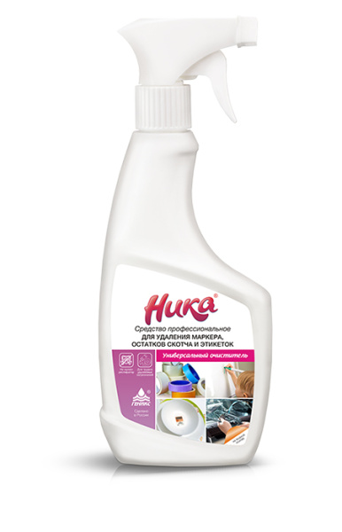 Средство для удаления следов скотча, этикеток, маркера 500мл НИКА, аэрозоль