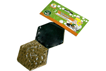 Губка для мытья посуды 2шт, 30*90*90мм TEFLONOLUX