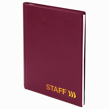 Телефонная книга А5, вырубной алфавит, на евроспирали, ПВХ STAFF