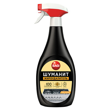 Средство для чистки плит, духовок, грилей от жира/нагара 400мл BAGI Шуманит