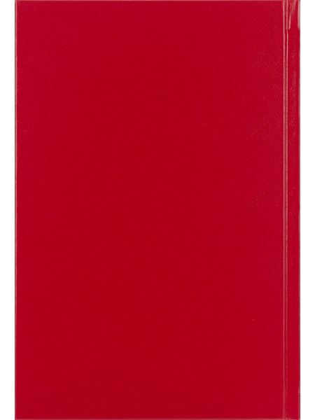 5_Ежедневник недатированный А5 PROF-PRESS, бумвинил, красный, 128л