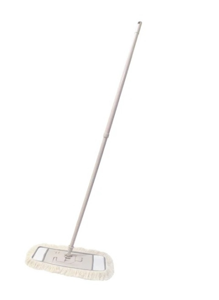 Швабра с насадкой из микфибры, телескопическая ручка 140см, рабочая часть 42см YORK ЭКО Натурал