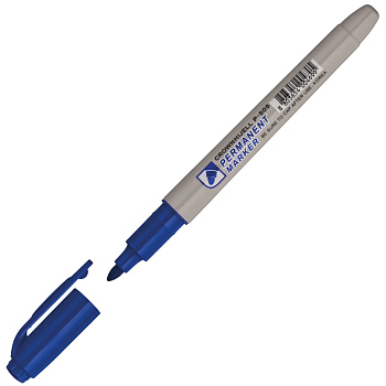 Маркер перманентный CROWN Multi Marker Slim P-505, 2мм, синий