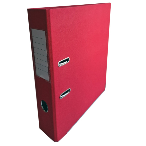 Папка-регистратор PP корешок 75мм, разборная, красная