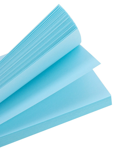 5_Блок самоклеящийся (стикеры) 76_101мм, 100л, пастельный, голубой PROF-PRESS