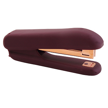 Степлер №10 до 12л deVENTE Esthetics, корпус velvet-touch, бургунди