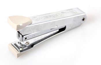 Степлер №10 до 20л KANGARO, металлический корпус, слоновая кость