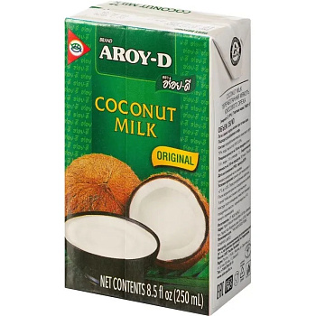 Растительное молоко AROY-D Tetra Pak 17-19% КОКОСОВОЕ 250мл