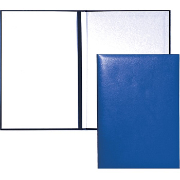 Папка на подпись бумвинил, синяя deVENTE