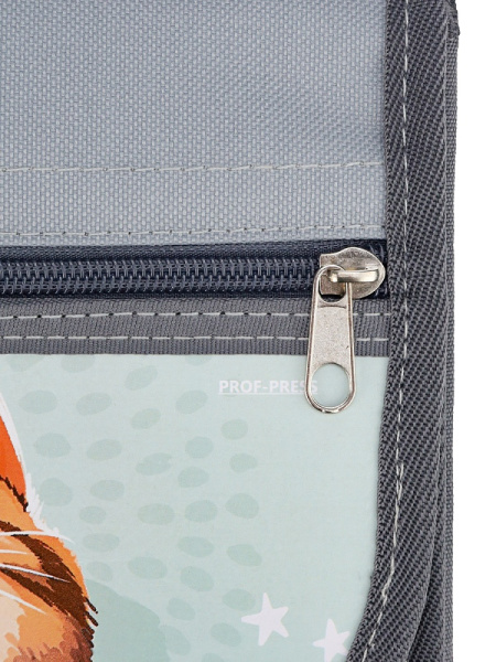 4_Папка на липучке для труда А4 PROF-PRESS Смешные коты, ткань