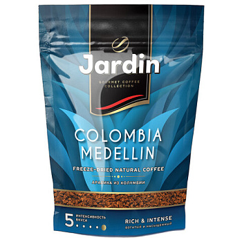 Кофе растворимый 150г JARDIN Colombia Medellin (Колумбия Меделлин) №5, сублимированный