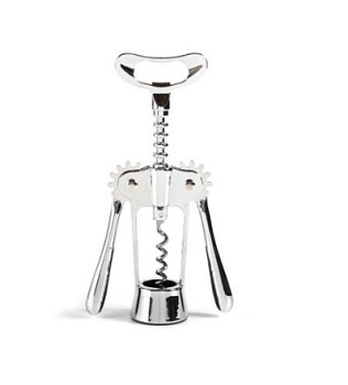 Штопор 2-х рычажный, хромированный 19*7*4,2см