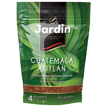 Кофе растворимый 150г JARDIN Guatemala Atitlan (Гватемала Атитлан) №4, сублимированный, в мягкой упаковке