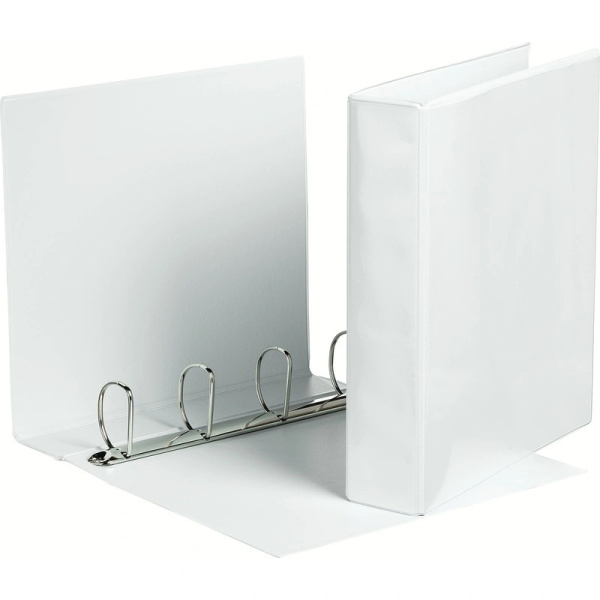 Папка панорама на кольцах Esselte 75мм 4 кольца белая