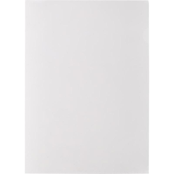 Папка-уголок A4 0,16мм, прозрачный пластик