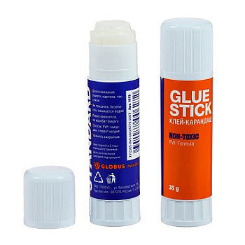 Клей-карандаш 35г Globus Стандарт, ПВП