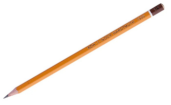Карандаш чернографитный 7В KOH-I-NOOR 1500, профессиональный