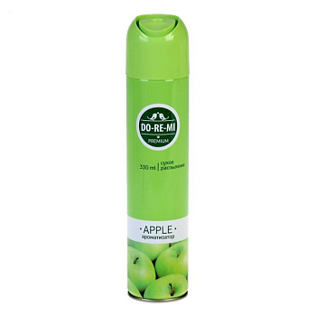 Освежитель воздуха До-Ре-Ми Premium Зеленое яблоко 330мл, сухое распыление