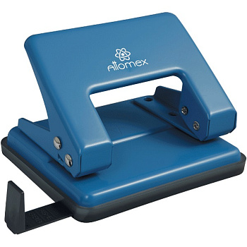 Дырокол до 20л ATTOMEX, металлический, синий