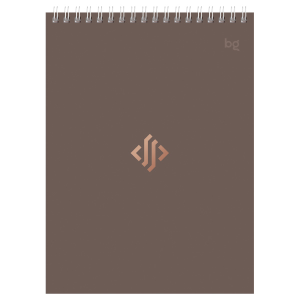 3_Блокнот А5 40л клетка, гребень BG Моноколор Классика, ассорти