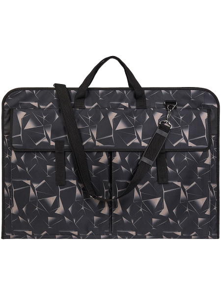 Папка художника А2 PROF-PRESS, принтованная ткань, коричневый на черном