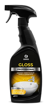 Средство для чистки сантехники 600мл GRASS Gloss Professional, кислотное