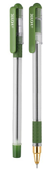 Ручка шариковая масляная, с резиновым упором 0,5мм deVENTE Mr.Gold Speed Pro ЗЕЛЕНАЯ