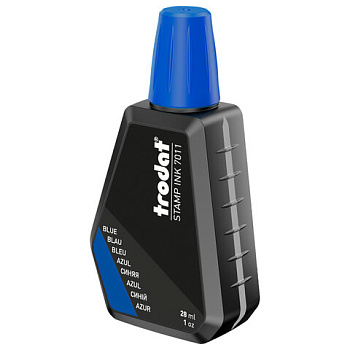 Штемпельная краска синяя 28мл TRODAT 7011с