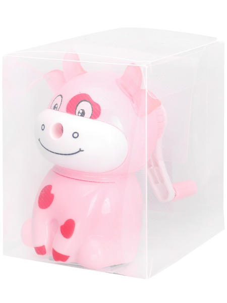 3_Точилка механическая PROFIT Коровки, металлический механизм, ассорти