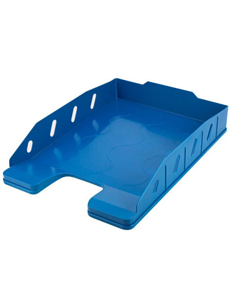 Лоток горизонтальный одинарный PROF-PRESS Стандарт, дымчатый, лазурь