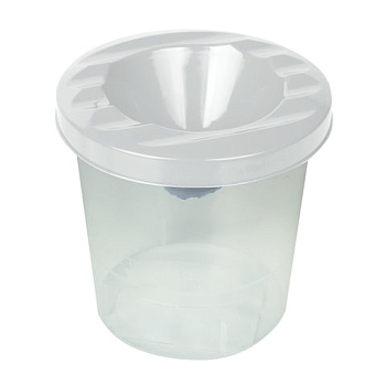 Стакан-непроливайка одинарный ПИФАГОР, белый